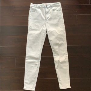 Forever 21 Light Blue High Waisted Skinny Jeans